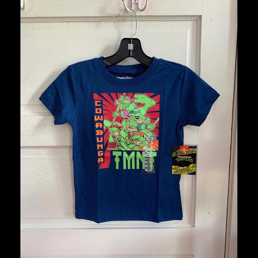NWT Nickelodeon Teenage Mutant Ninja Turtles Shirt Size Kids 5/6